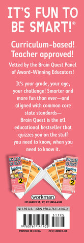 Brain Quest Grade 2 Reading: 56 Stories with Questions and Answers (Brain Quest Decks) - Workman Publishing - The English Bookshop